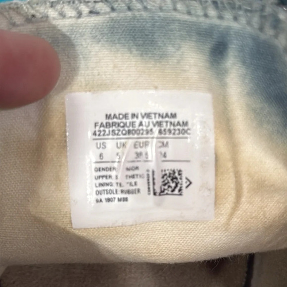 Converse Rose Gold Glitter Sparkly Sneakers with Baby Pink Laces Woman’s Size 6 - Picture 8 of 12